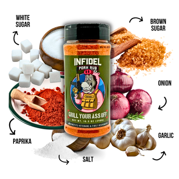 Grill Your Ass Off - Infidel Pork Rub