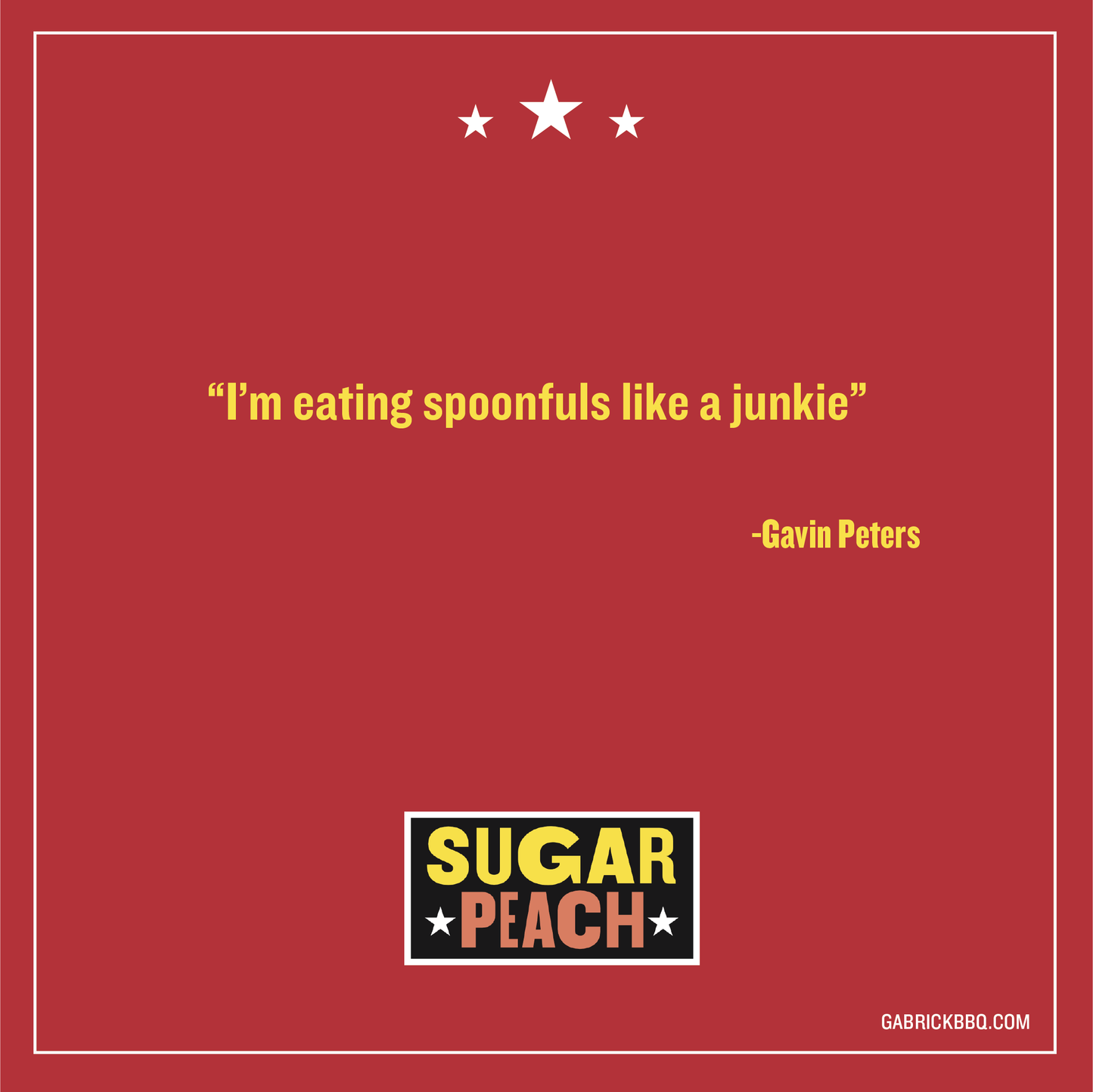 Gabrick BBQ - Sugar Peach BBQ Sauce