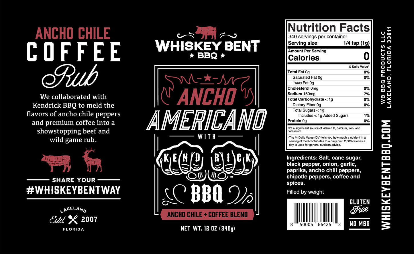 Whiskey Bent BBQ - Ancho Americano