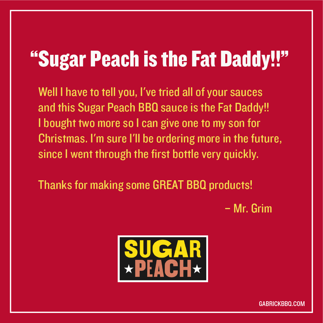 Gabrick BBQ - Sugar Peach BBQ Sauce