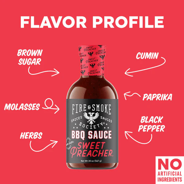Fire & Smoke Society - Sweet Preacher BBQ Sauce