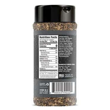 Kosmos Q - Double Pepper COARSE Cow Cover Seasoning