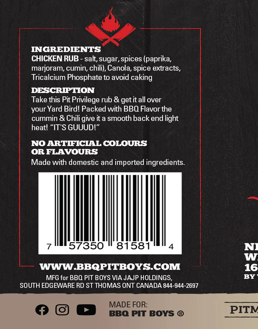BBQ Pit Boys "Poultry Powder"