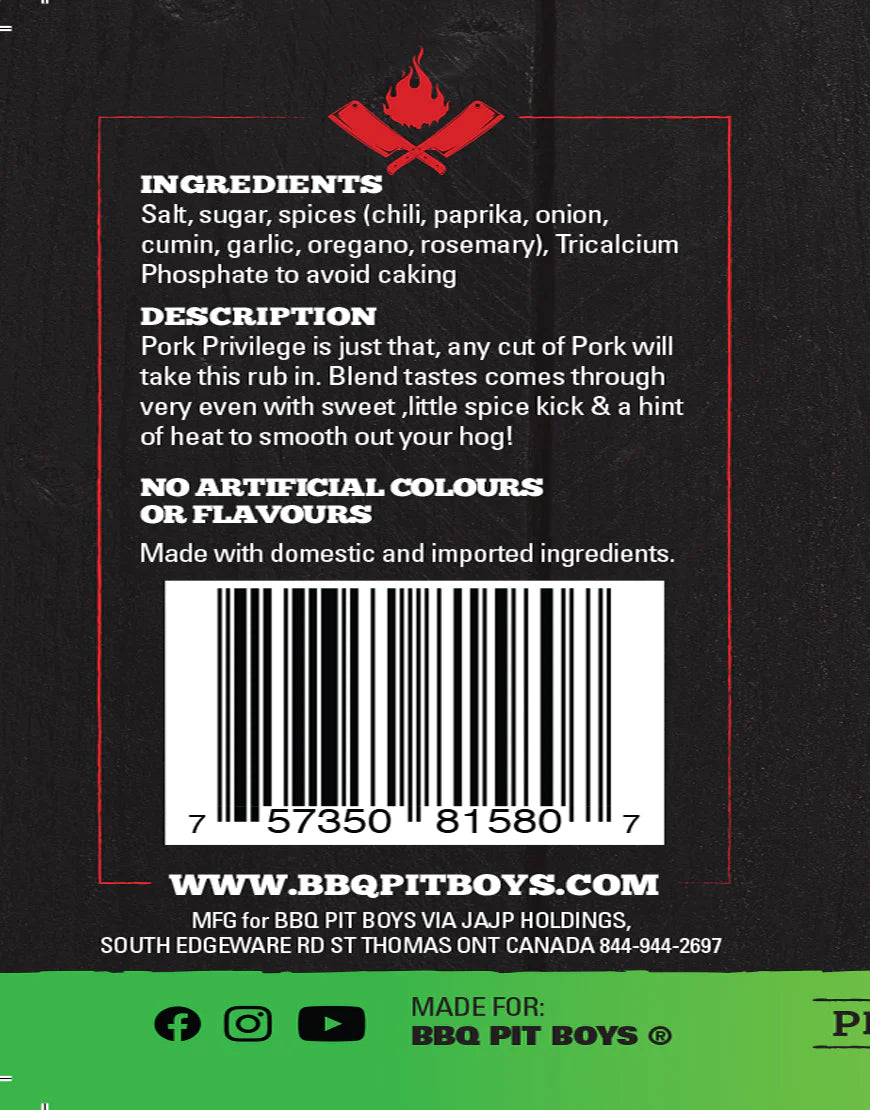 BBQ Pit Boys "Pork Privilege"