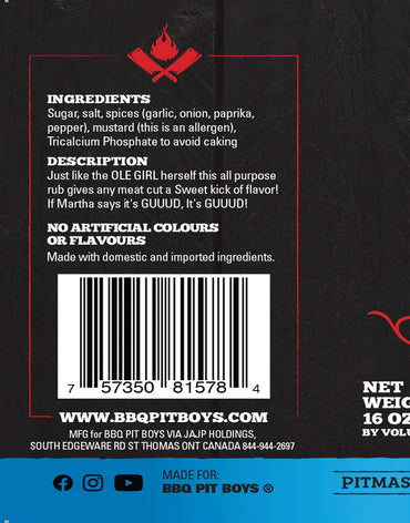 BBQ Pit Boys "Sweet Martha"