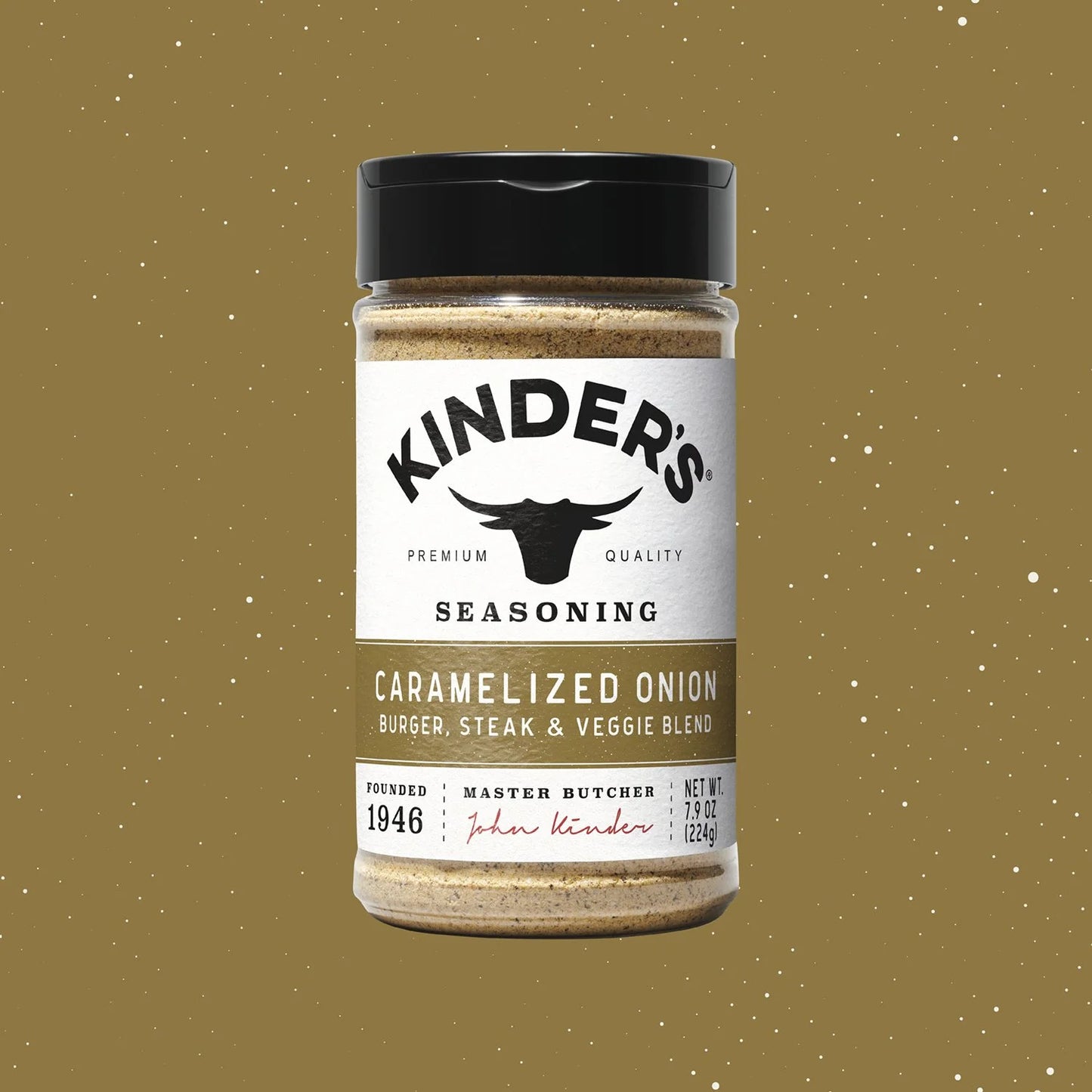 Kinder's Caramelized Onion Burger Rub and Seasoning, 9.1 oz.