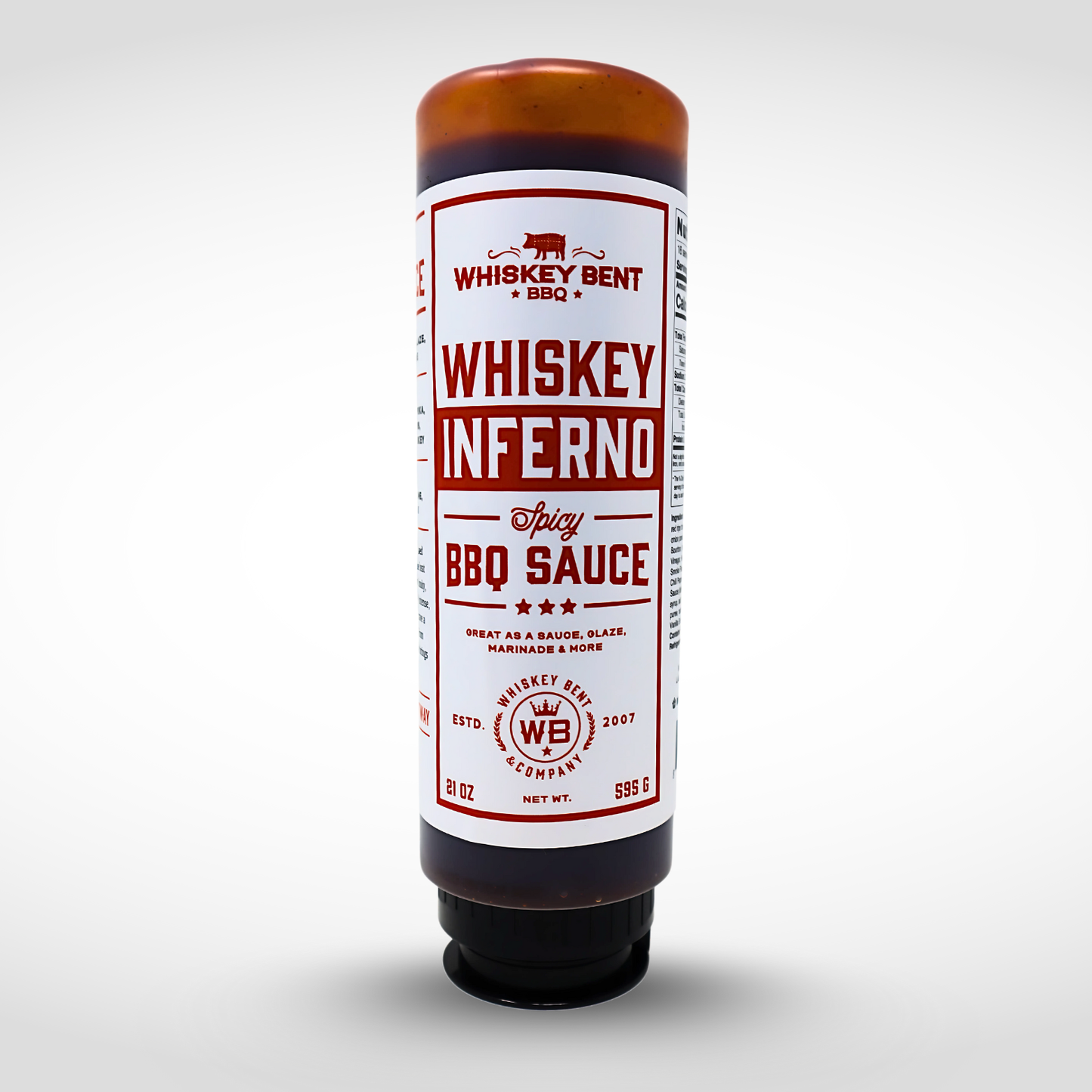 Whiskey Bent BBQ - Whiskey Inferno BBQ Sauce