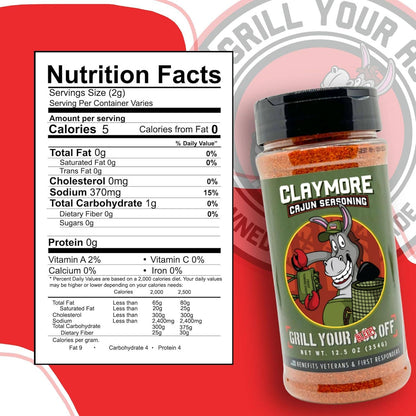 Grill Your Ass Off - Claymore Cajun Seasoning