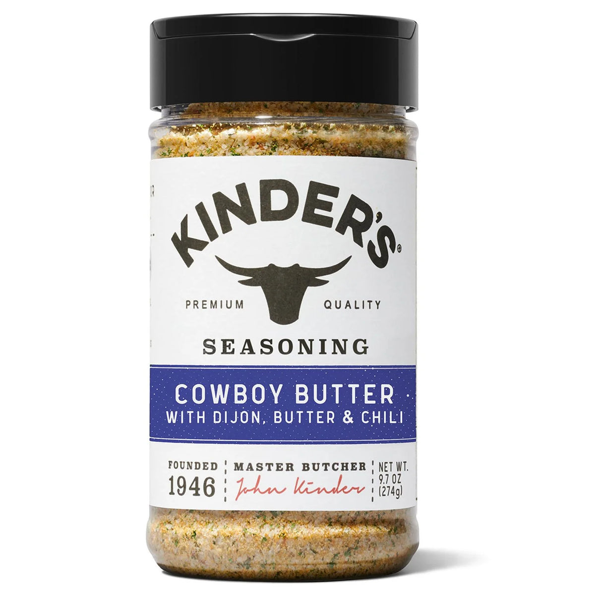 Kinder's Cowboy Butter Seasoning 9.7 oz bottle product photo