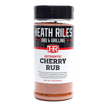 Heath Riles - Cherry Rub 16 oz bottle, front view