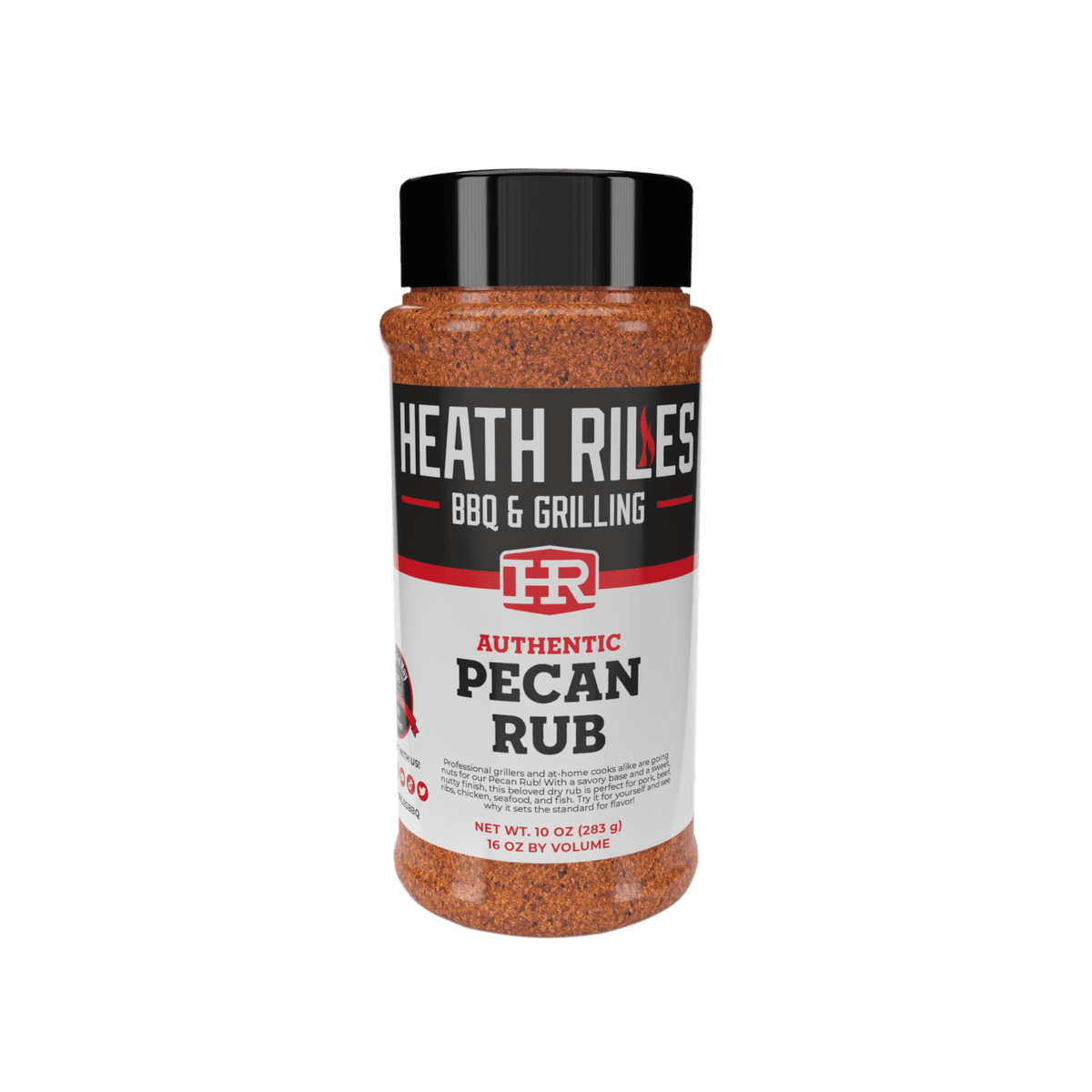 Heath Riles - Pecan Rub seasoning bottle product photo