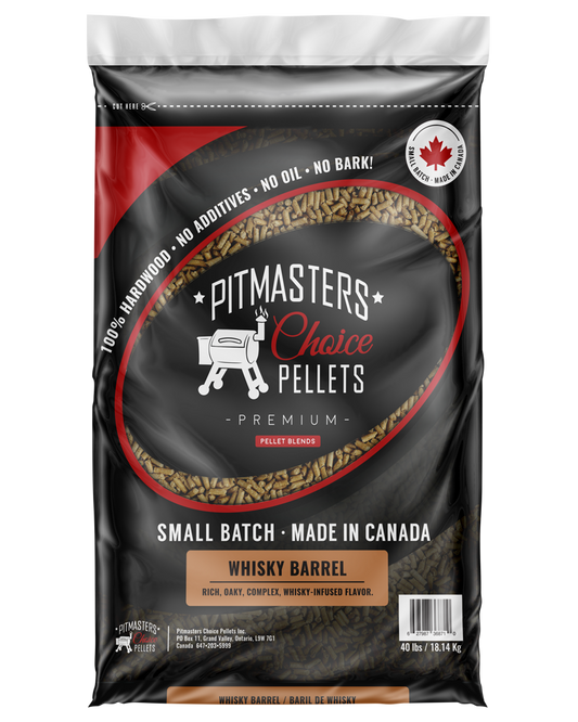 Pitmasters choice whiskey barrel