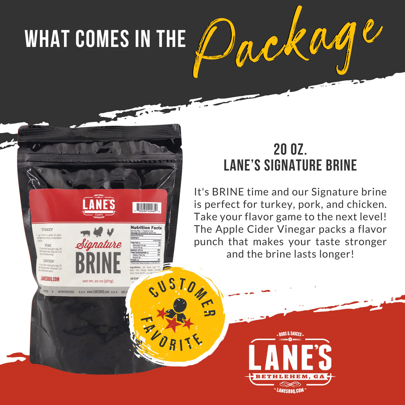 Lanes - Signature brine