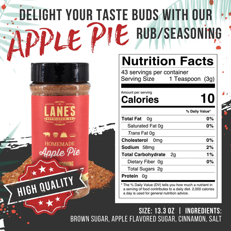 Lanes - Apple Pie Rub & Seasoning