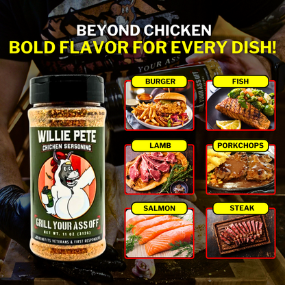 Grill Your Ass Off - Willie Pete Chicken Seasoning
