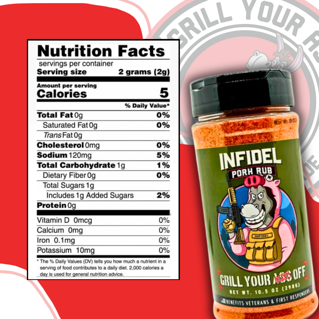 Grill Your Ass Off - Infidel Pork Rub