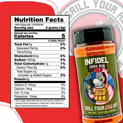 Grill Your Ass Off - Infidel Pork Rub