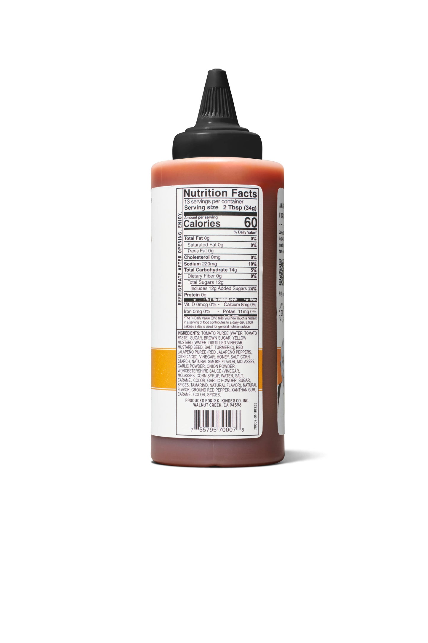 Kinder's Honey Hot BBQ Sauce