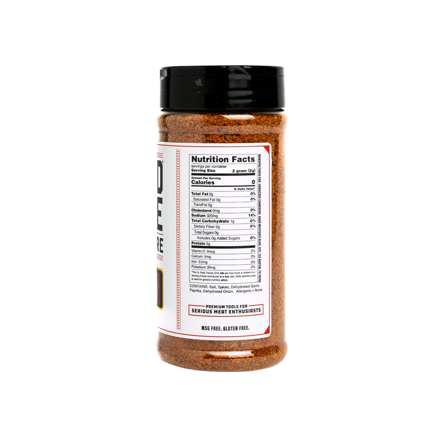 Hardcore Carnivore - Cajun seasoning