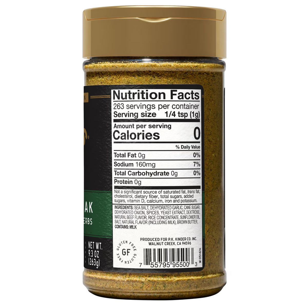 Kinder's Cast Iron Steak Seasoning Blend
