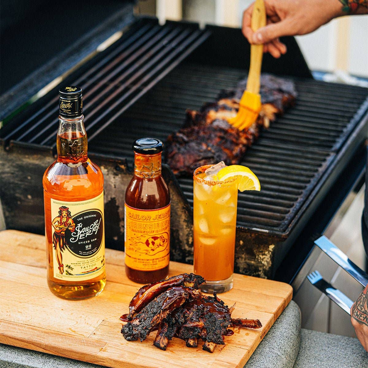 Grill Your Ass Off - Sailor Jerry Ironsides BBQ Sauce