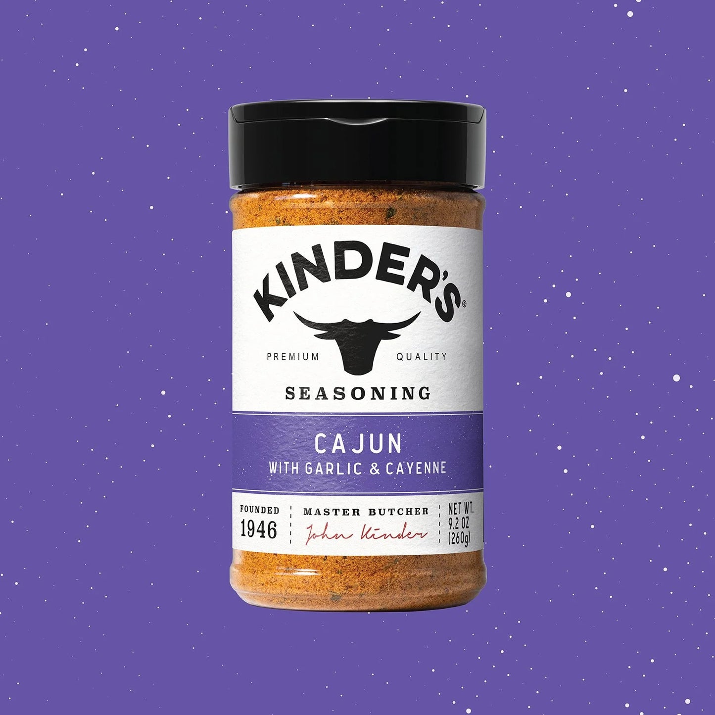 Kinder's Cajun Seasoning, 9.2 oz.