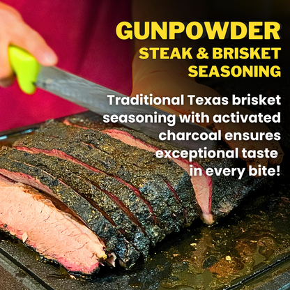 Grill Your Ass Off - Gunpowder Steak & Brisket Seasoning