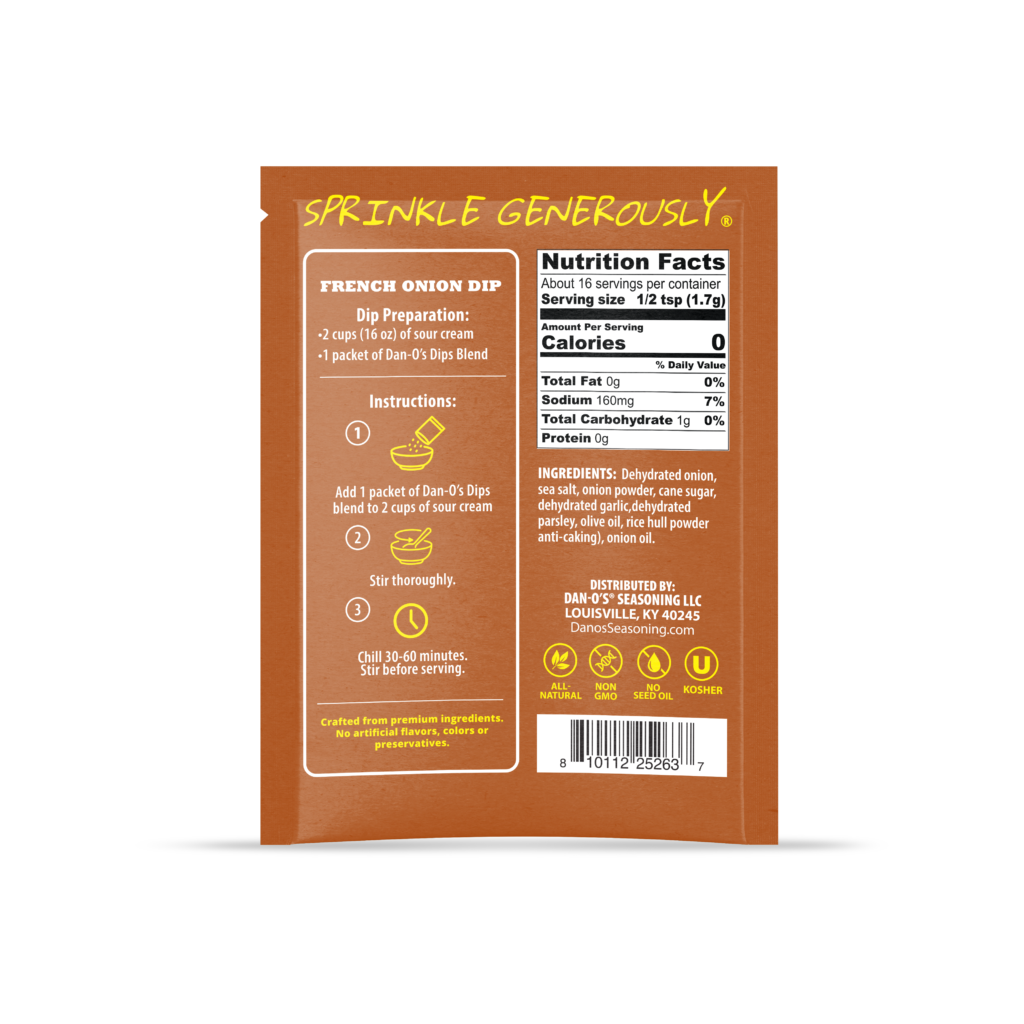 Dan-O's - French Onion Dip Mix Packet