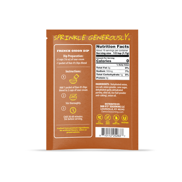 Dan-O's - French Onion Dip Mix Packet