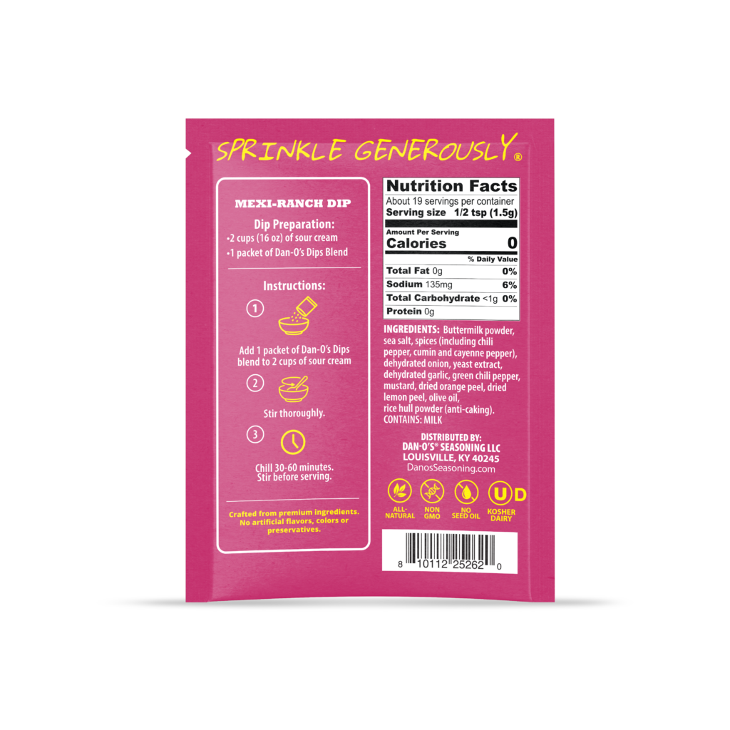 Dan-O's - Mexi-Ranch Dip Mix Packet