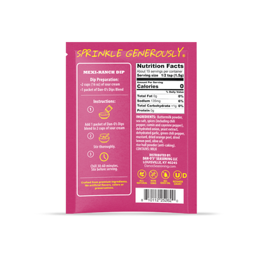 Dan-O's - Mexi-Ranch Dip Mix Packet