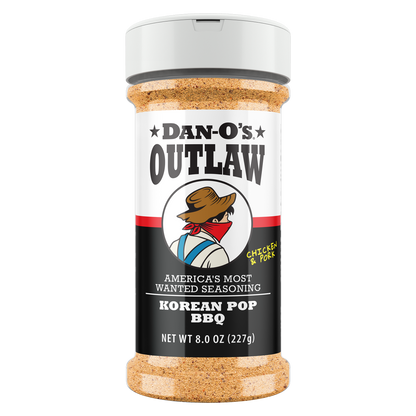 Dan-O's Outlaw Korean Pop BBQ seasoning bottle