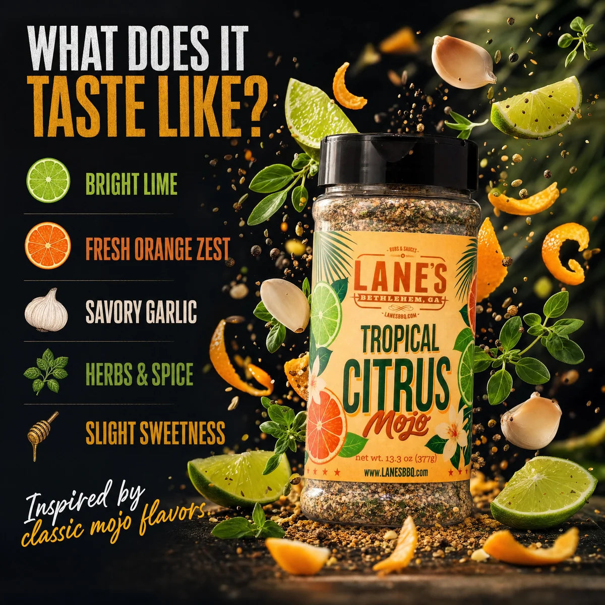 Lanes - Tropical Citrus Mojo Rub