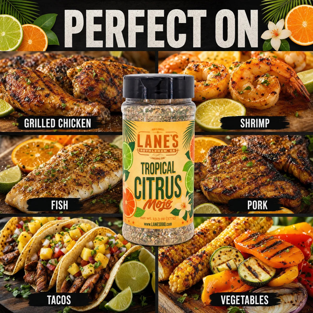 Lanes - Tropical Citrus Mojo Rub